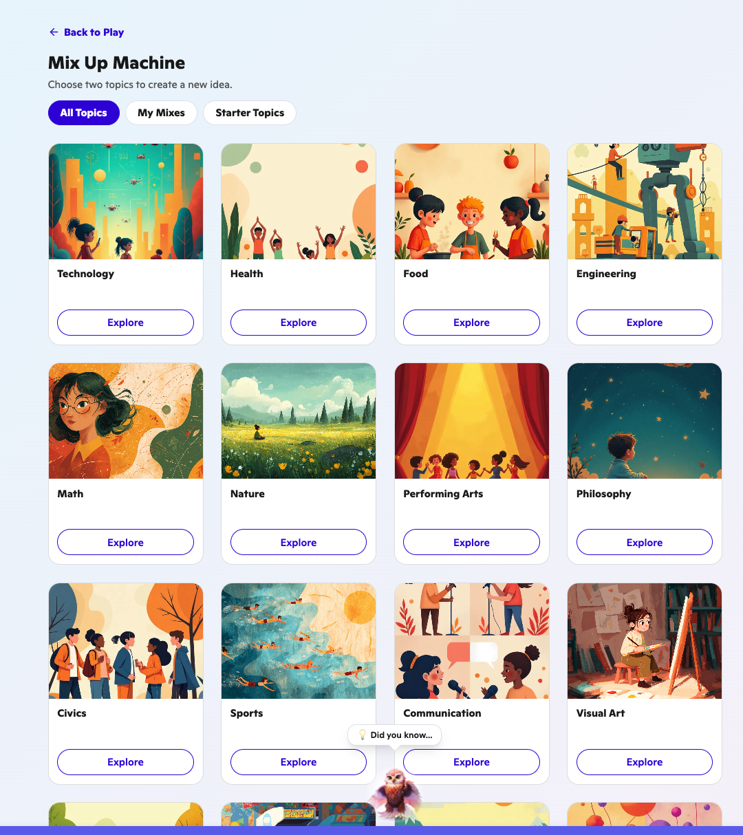 The Mix-Up Machine: Helping Kids Discover What They Love to Learn